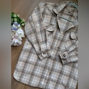 Harlow Wool Blend Plaid Shacket